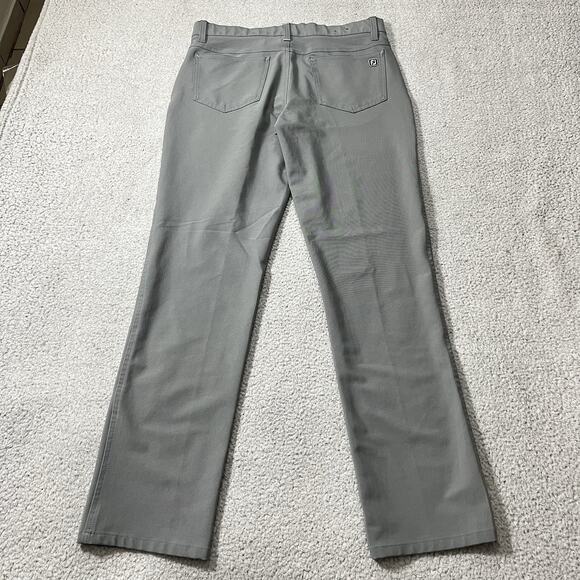 Footjoy Pants Mens 32x32 Gray Performance Athletic Fit Golf FJ Tour Stretch - Picture 3 of 13
